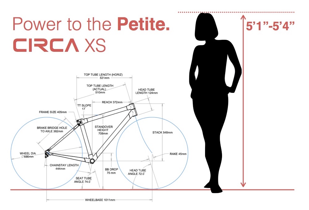 Cannondale petite hot sale frame size